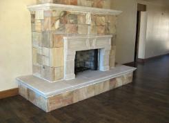 Marble fire place