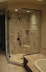 Marble shower
