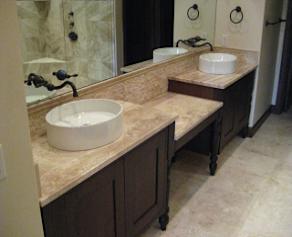 Modern sinks and vanity